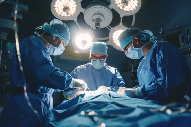 Illustration. Un bloc chirurgical.