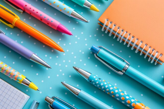 Illustration. Divers stylos.