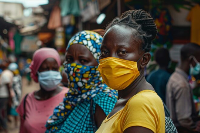 Illustration. À Mayotte, des masques respiratoires.