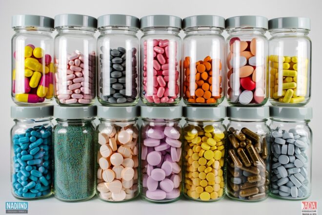 Illustration. Des médicaments.