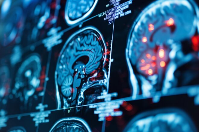 Illustration. Un scanner du cerveau.