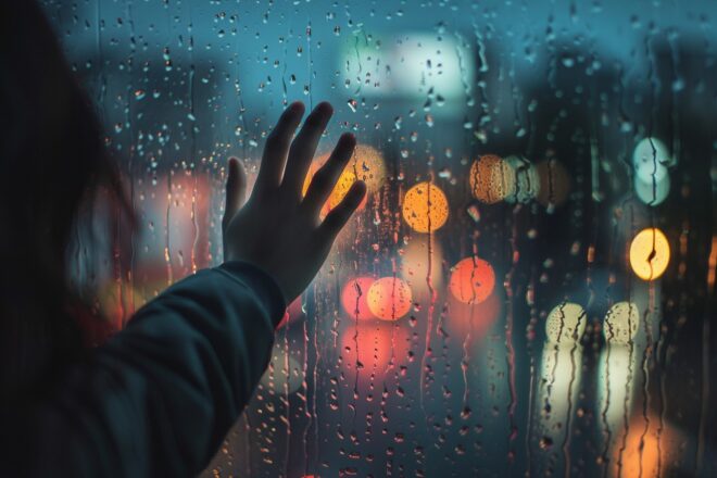 Illustration. Solitude, dépression.