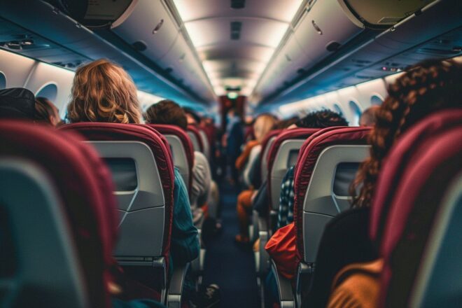 Image d'illustration. Allée d'un avion