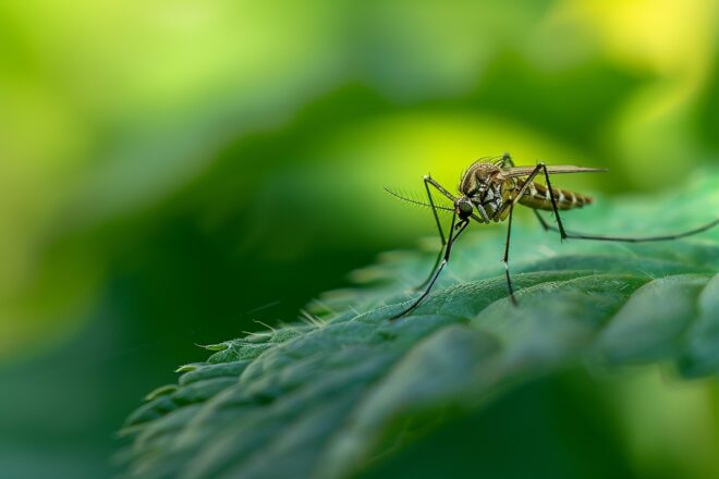 Illustration. Un moustique.