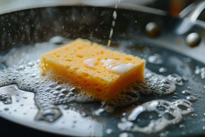 Image d'illustration. Éponge à vaisselle