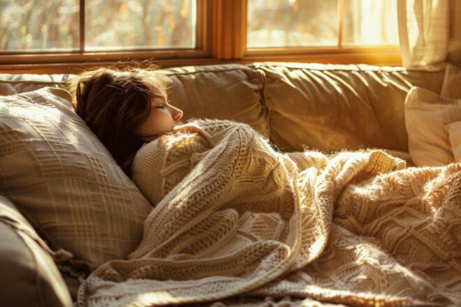 Image d'illustration. Femme sieste