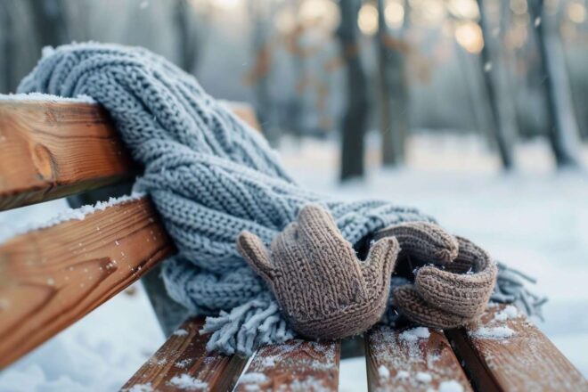 Image d'illustration. Echarpe et gants à ne pas oublier.