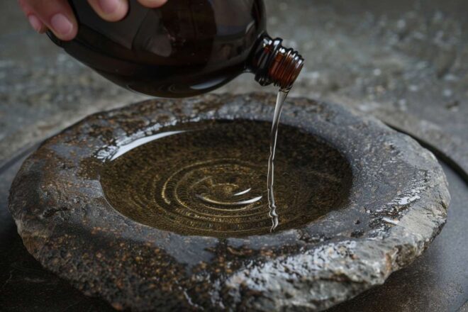 Image d'illustration. Huile pour cheveux.