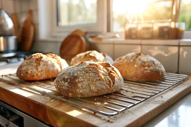 Image d'illustration. Pain protéiné fait maison