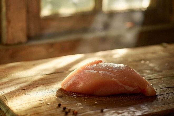 Image d'illustration. Filet de poulet cru