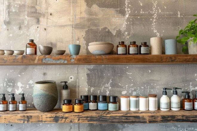 Image d'illustration. Collection de produits cosmétiques