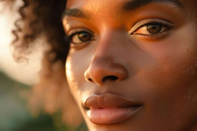 Image d'illustration. Visage radieux sous lumière naturelle