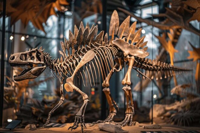 Image d'illustration. Dinosaure squelette