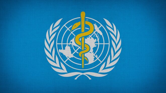Illustration : logo de l'Organisation Mondiale de la Santé