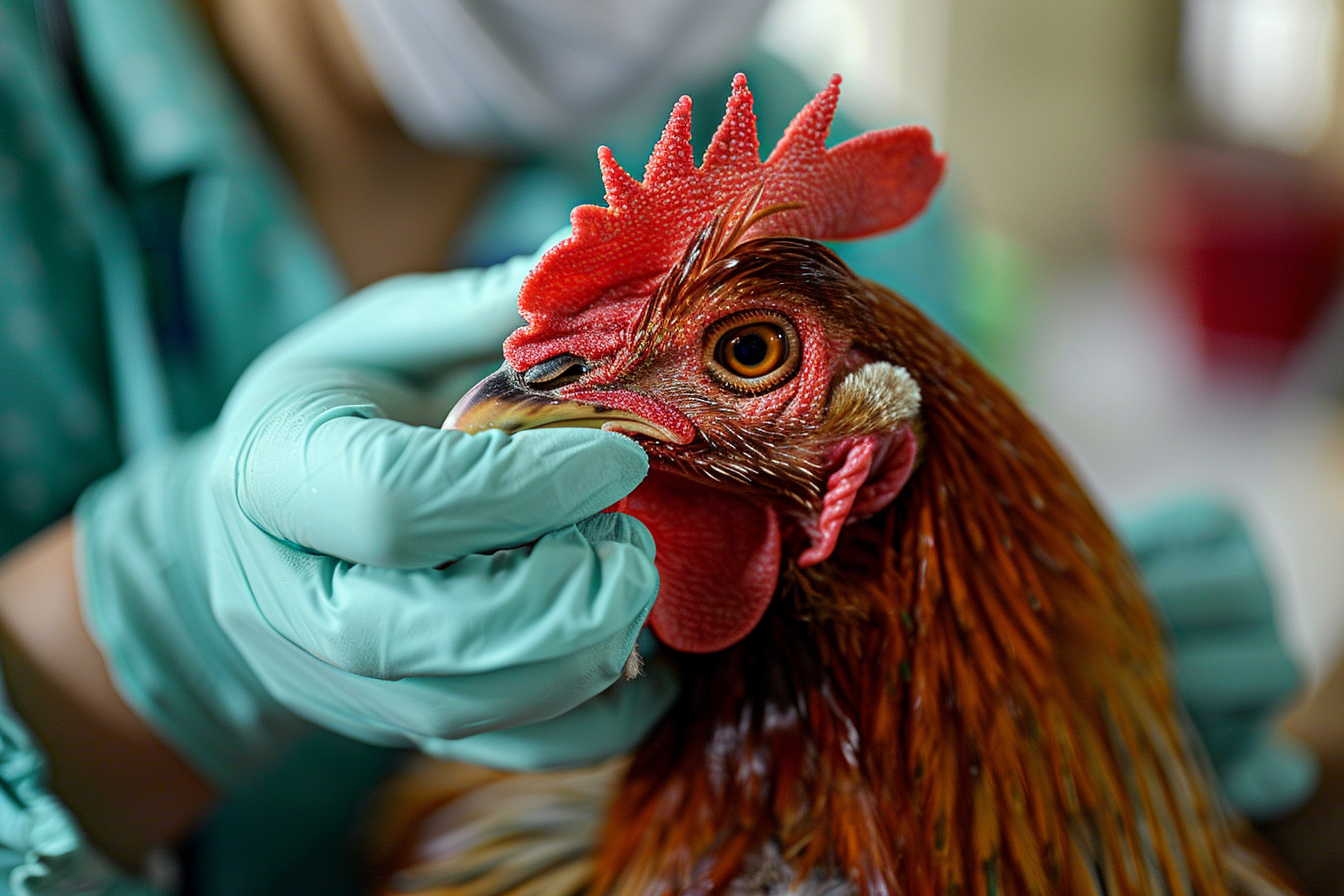 Illustration. Un coq.