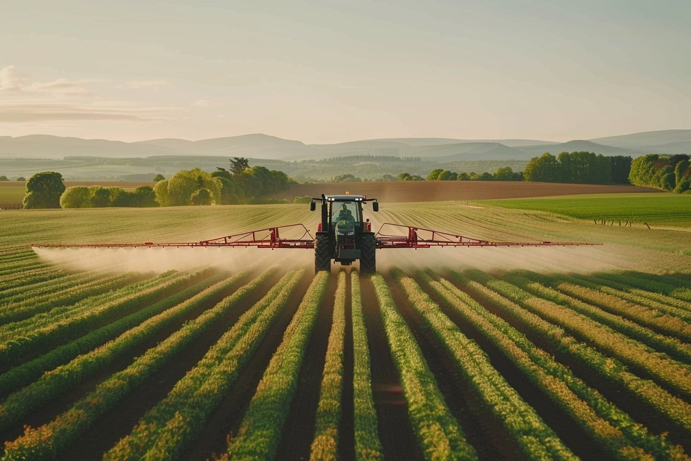 Illustration. L'usage de pesticides.