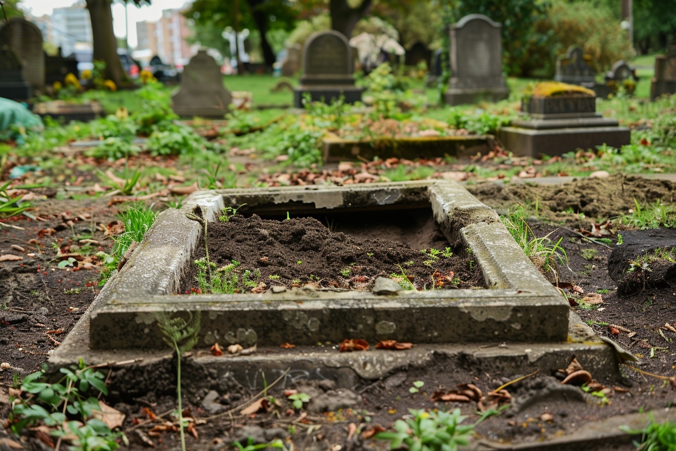 Image d'illustration. Cimetière tombe
