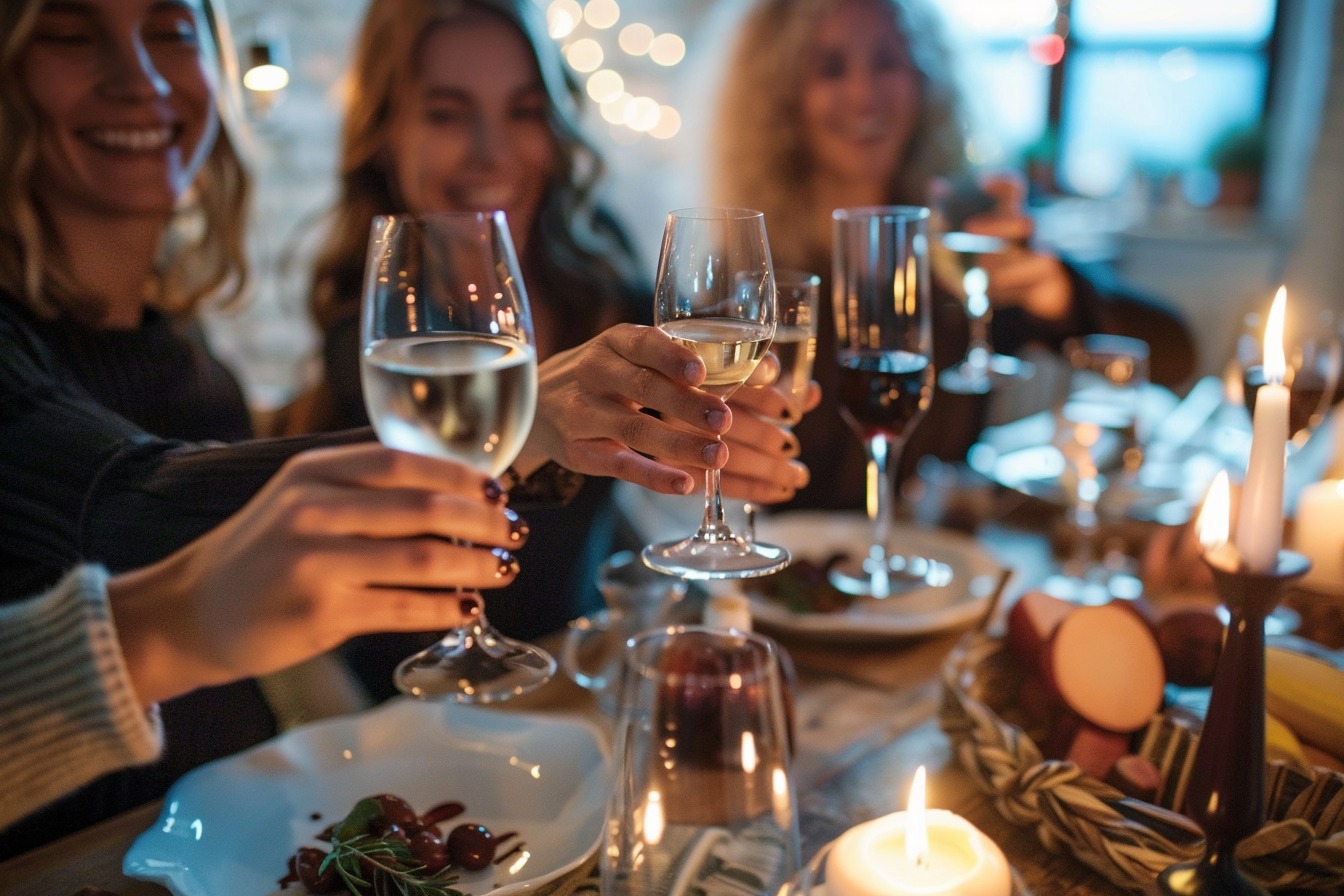 Image d'illustration. Des femmes lors d'un repas festif