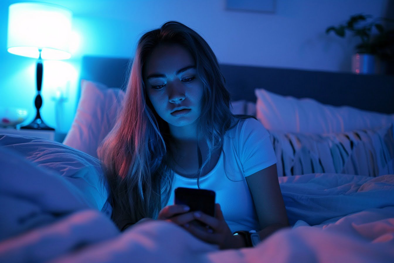 Image d'illustration. Smartphone sommeil