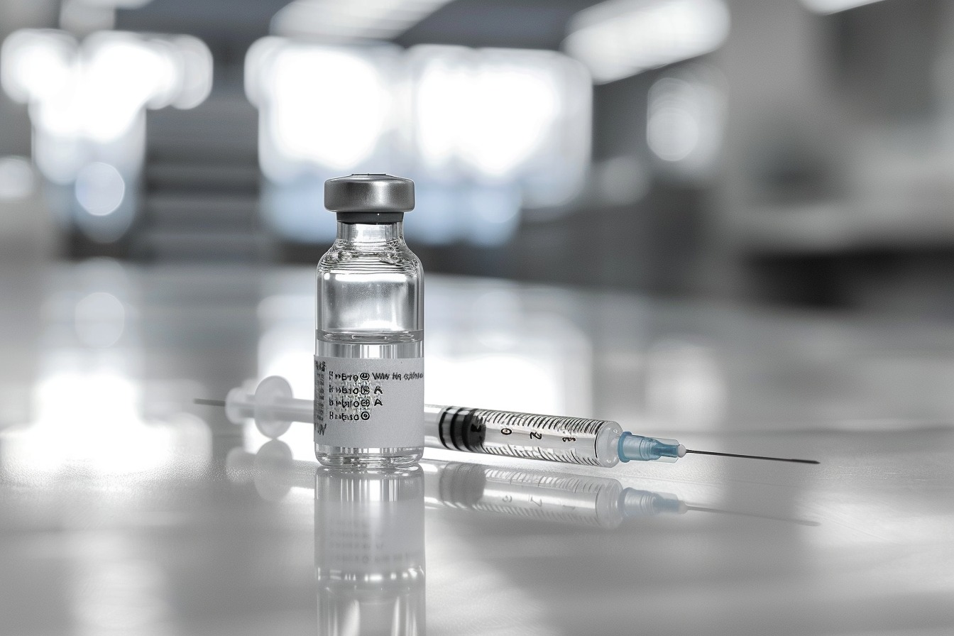Image d'illustration. Seringue vaccin