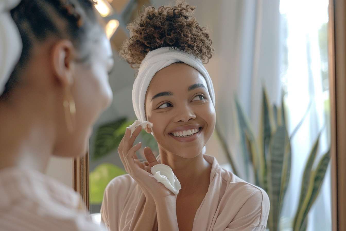 Femme beauté visage