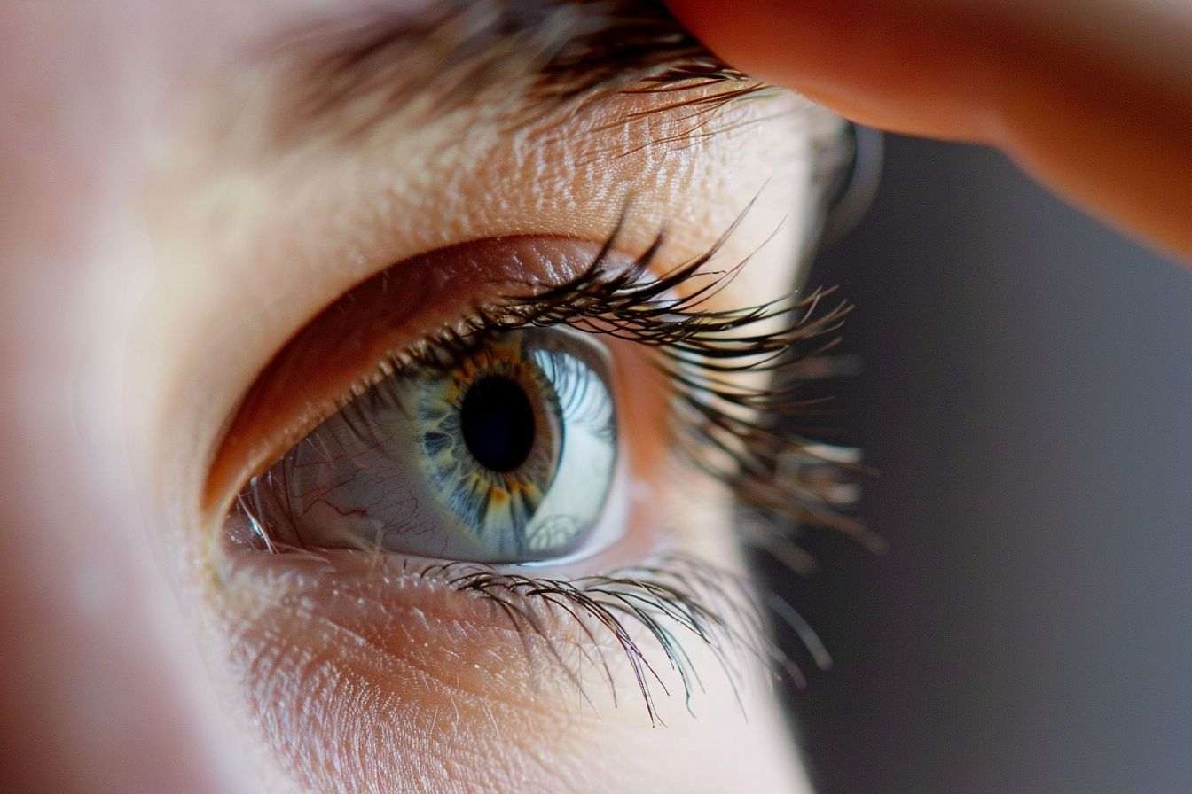 Image d'illustration. Application élégante de gel pour les yeux