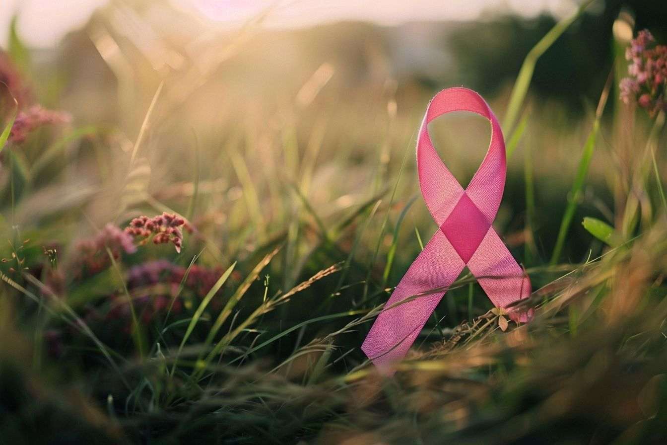 Image d'illustration. Ruban rose, symbole de la lutte contre le cancer du sein.