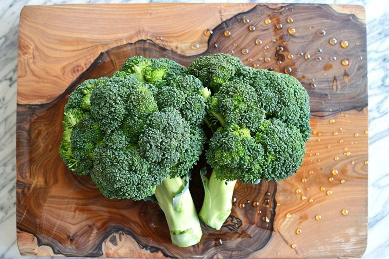 Image d'illustration. Têtes de brocoli fraîchement récoltées