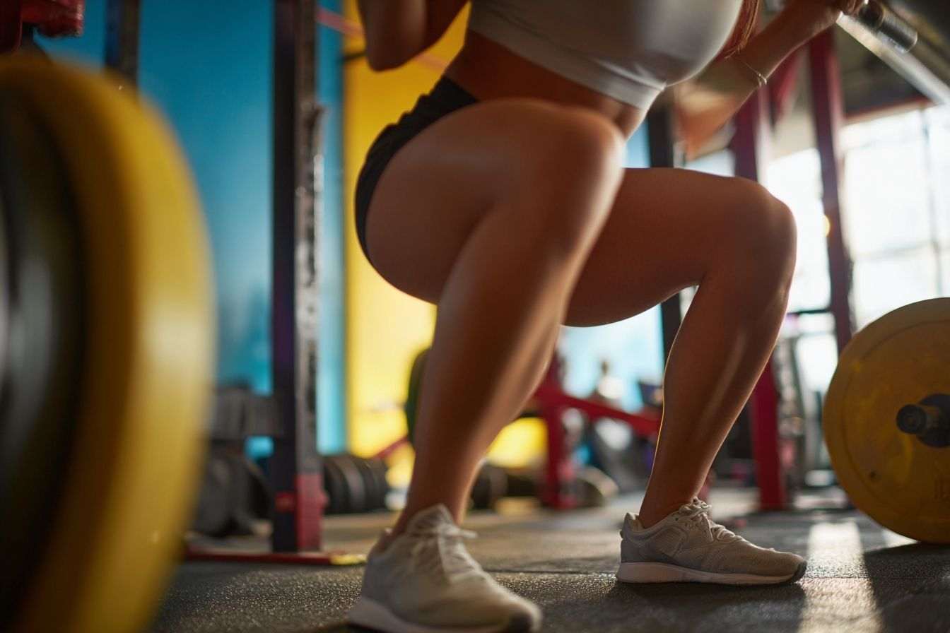 Squats en salle de sport
