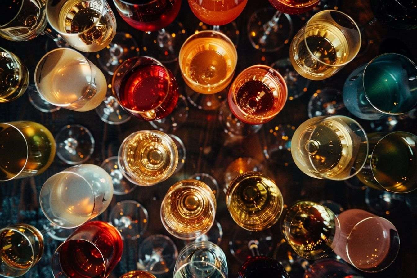 Cérémonie de cocktails en cercle