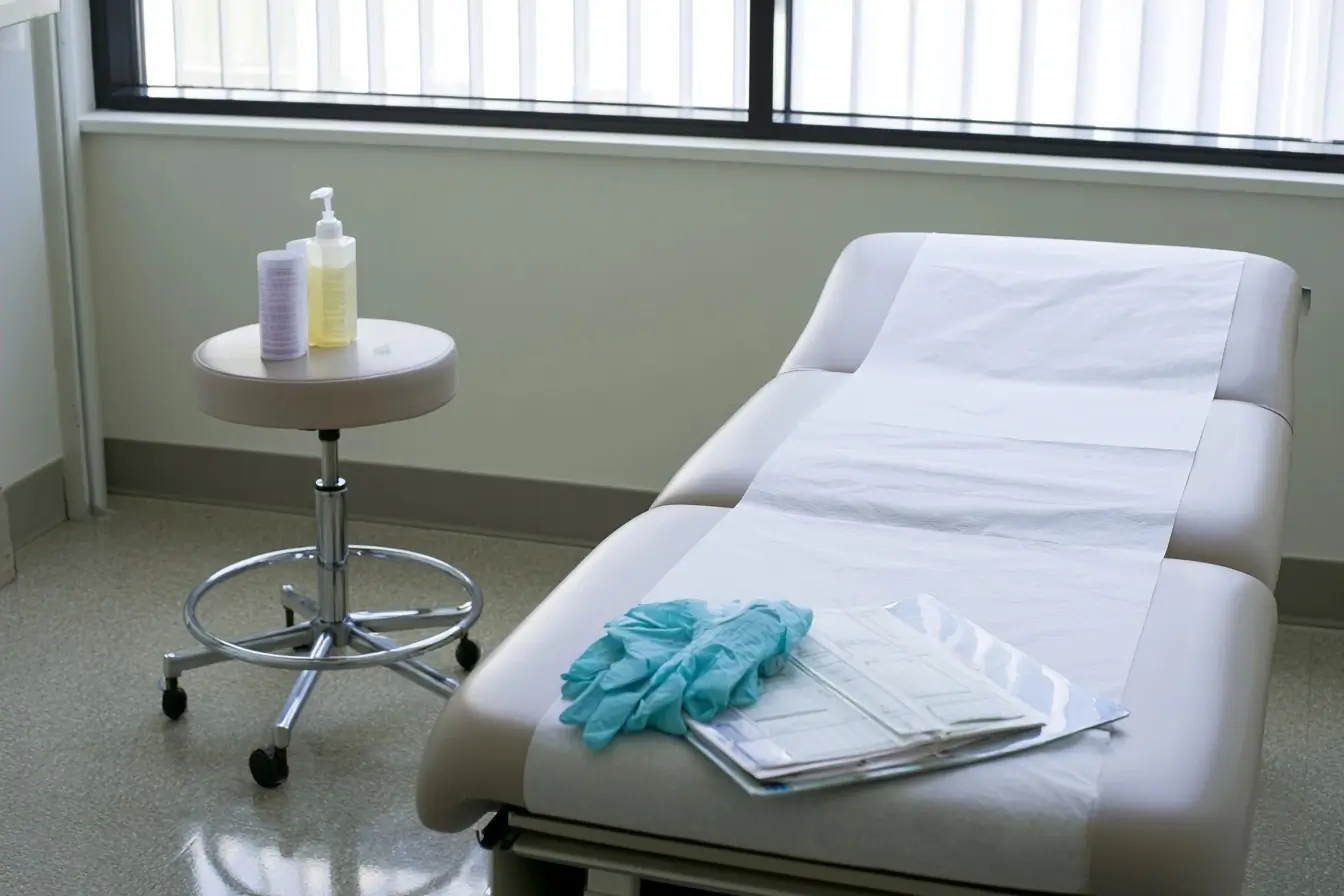Salle de consultation de dermatologie vide