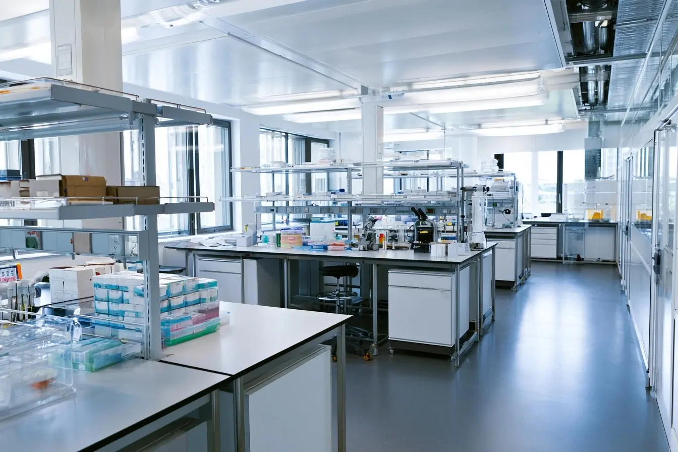 Laboratoire de santé en vue large